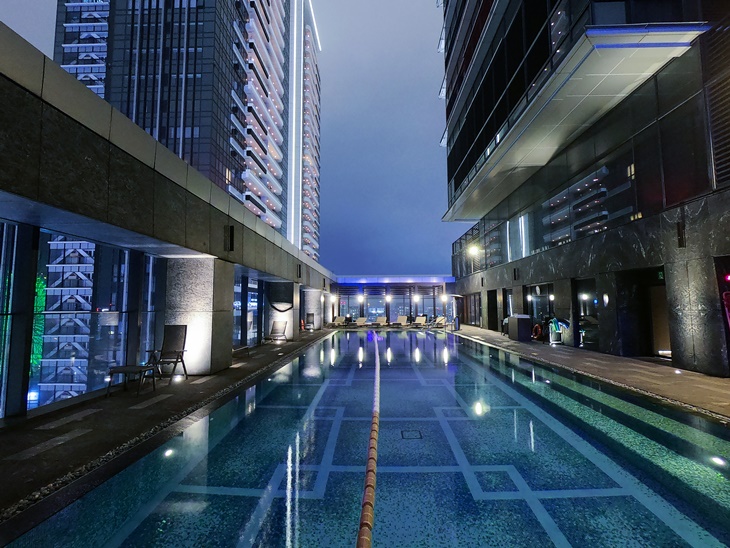 台北萬豪酒店戶外泳池